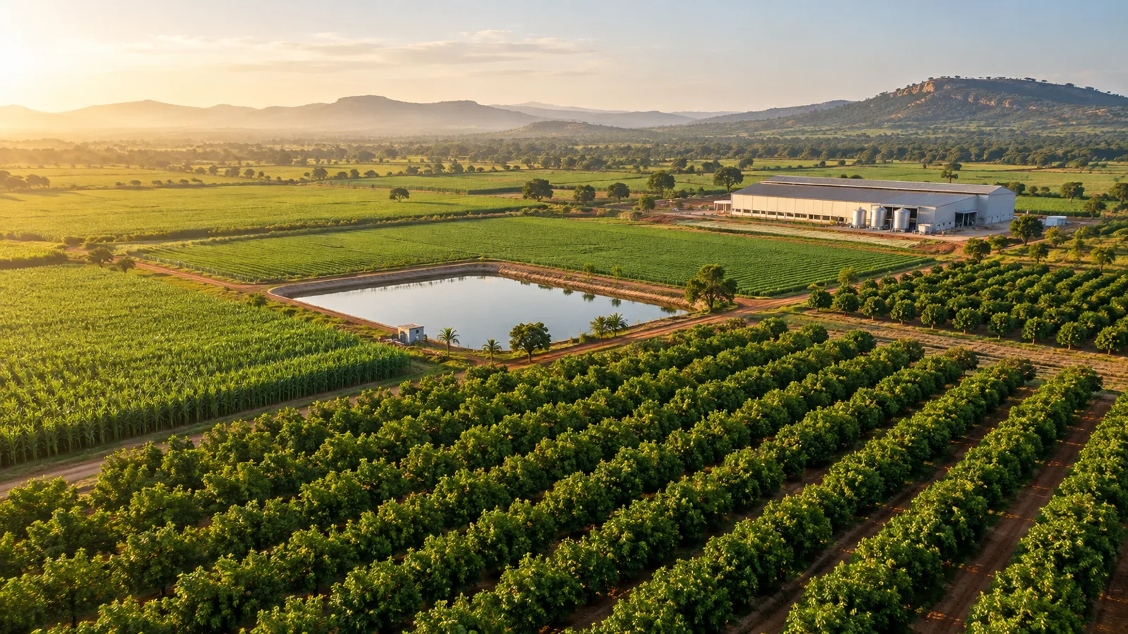 Champs agricoles, illustration